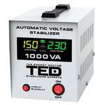 Stabilizator de tensiune TED TED000040, 600W, alb