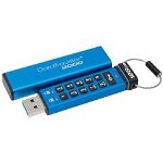 Stick USB Kingston DataTraveler 2000, 128GB, USB 3.0 (Albastru)