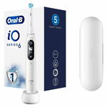 Periuta de dinti electrica Oral-B iO6, 5 moduri, 1 capat, Trusa de calatorie, Alb