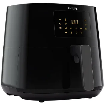Friteuza fara ulei Philips HD9280/90 Airfryer Essential Collection, capacitate 6.2 L, Rapid Air, Digital, Wifi, 7 presetari, Negru, Philips