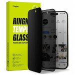 Folie pentru iPhone 15 Ringke Cover Display Tempered Glass Privacy