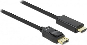 Cablu Delock, Displayport, HDMI, 2 m, Negru, Delock