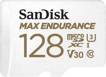 Card de memorie SanDisk micro SD Max Endurance Video 128 GB, Class 10, V30, UHS U3 + adaptor, SanDisk