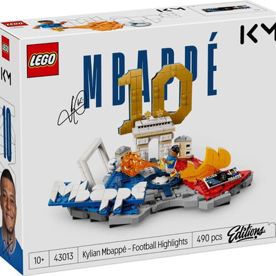 LEGO   Editions - Kylian MbappÃ  - Momente importante din fotbal (43013), 490 piese