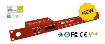 Server Room Alert 12SR - Monitorizare temperatura, umiditate, curent, inundatii, fum