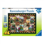 Ravensburger - Puzzle Dinozaur, 100 piese