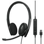 Casti on-ear, EPOS / SENNHEISER - ADAPT 160T USB II, Negru