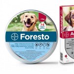 Pachet Foresto L + Advantix 10-25kg, Bayer