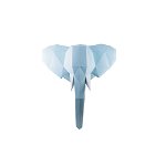Set creativ de pliere a hârtiei Papertime Elefant, albastru, Papertime