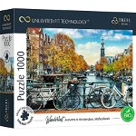 Trefl Puzzle 1000 Autumn in Amsterdam Tehnologie de potrivire nelimitată, Trefl