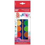Acuarela 12 culori pensula set MP Colours PP152, MPapel