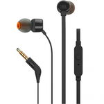 Casti In-Ear JBL T160 cu fir, Microfon, Jack 3.5 mm, Negru, JBL