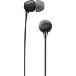 Casti In-Ear Sony WI-C300B, Wireless, Bluetooth, Negru