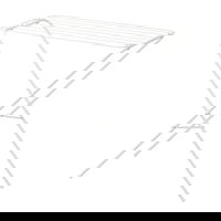 Uscator de rufe, din otel, pentru interior/exterior, pliabil, 79x40x82cm, alb