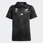 Tricou Rugby All Blacks Noua Zeelandă Negru RWC23 Copii, ADIDAS