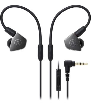 Casti in-ear cu microfon Audio-Technica ATH-LS70iS, seria LIVE SOUND