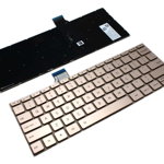 Tastatura Xiaomi 6037B0128801 Gold iluminata backlit