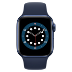 Apple Watch Series 6 44mm, GPS, Sport Band, M00J3WB, deep navy
