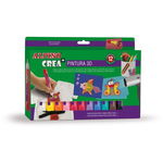 Set Alpino Crea + Paint 3d, 12 Culori/set