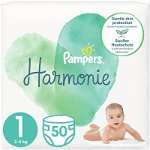 Scutece PAMPERS Harmonie Value Pack nr 1, Unisex, 2-5 kg, 50 buc