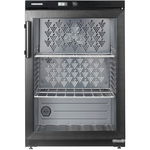 Vitrina pentru vinuri Liebherr WKb 1802, 134 L, 66 sticle, Rafturi metalice, Control mecanic, H 90.1 cm, Negru