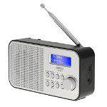 Radio digital Camry CR 1179, 2000 mAh, DAB/DAB/FM, Alarma, Mufa pentru casti, Argintiu, Camry