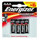 Baterii Energizer E300132500 LR03 AAA (6 uds), Energizer