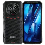 Telefon Mobil Doogee DK10, Procesor Mediatek Dimensity 8020, AMOLED 6.67inch, 12GB RAM, 512GB Flash, Camera Quad 50 + 16 + 50 + 64 MP, Wi-Fi, 5G, Dual Sim, Android (Negru), Doogee