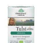 Ceai Tulsi (Busuioc Sfant) - antistres si energizant - 18pl - ORGANIC INDIA, ORGANIC INDIA
