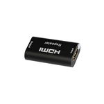 Amplificator de semnal extender JL-EX4001 HDMI 4K pana la 40 m cu intrare mama-mama, negru, krasscom