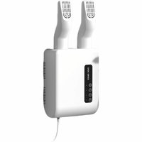 Uscator de Pantofi, Functie de Uscare, Dezinfectie, Dezodorizare, Montaj pe Perete fara Perforare, din PVC, Silentios, Timer, Alb