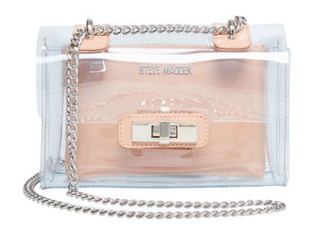 Genti Femei Steve Madden Scene Lucite Crossbody Clear, Steve Madden