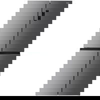 Frigider Side By Side Beko GNO46623XPN, 466 L, Clasa D, ProSmart Inverter, HarvestFresh, XXL Bottle holder, Display Touch Control, 180 cm, Inox