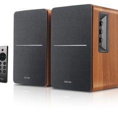 BOXE EDIFIER 2.0 RMS 42W 2 x 21W bluetooth telecomanda wireless volum bass treble optical sub-out black R1280DBS-BK