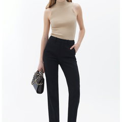 Pantaloni crop cu croiala dreapta, OXXO