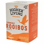 Ceai rooibos si turmeric Bio Higher Living 20 plicuri, Higher Living