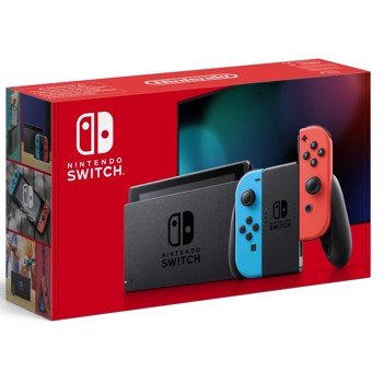 Consola NINTENDO SWITCH WITH NEON RED and NEON BLUE JOY-CONS HAD - GDG ntn9010089
