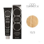 Vopsea crema pentru par COT Trinity Haircare 10/3 Blond perlat auriu, 90 ml, Colours of Trinity