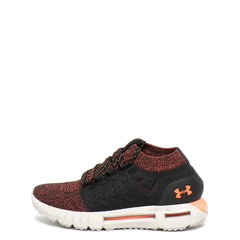 Under Armour, Pantofi sport cu aspect tricotat, pentru alergare HOVR Phantom, Negru/Oranj, 5