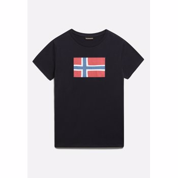Tricou de bumbac cu aplicatie logo frontala Verte