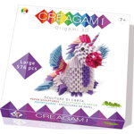 Origami 3D Creagami - Unicorn, 576 piese, Roldc