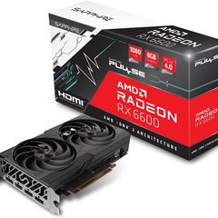 Placa video Sapphire Radeon™ RX 6600 PULSE, 8GB GDDR6, 128-bit