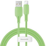 Baseus USB-A - Cablu USB Lightning 1,2 m verde (CALDC-06), Baseus