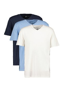 Set de tricouri cu decolteu in V - 3 piese