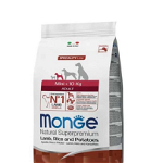 MONGE Mini Adult hrană uscată pentru câini de talie mică, miel cu orez și cartofi 2,5 kg, MONGE