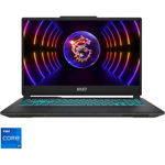 Gaming 15.6'' Cyborg 15 A13VF, FHD 144Hz, Procesor Intel Core i7-13620H (24M Cache, up to 4.90 GHz), 16GB DDR5, 1TB SSD, GeForce RTX 4060 8GB, Free DOS, Translucent Black, MSI