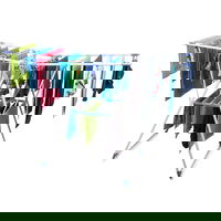 Uscator de rufe/haine pliabil pe 2 nivele, Capacitate mare de uscare 10m, 