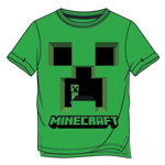 Tricou Minecraft Jinx Creeper,  6 ani 116 cm, verde, maneca scurta, baieti,