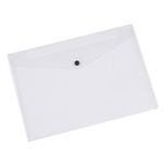 Mapa PP protectie documente A3 landscape, inchidere cu capsa, Q-Connect - transparent, Q-CONNECT