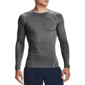 Bluza barbati Under Armour Heatgear Compression Longsleeve 1361524-090, XL, Gri, Under Armour